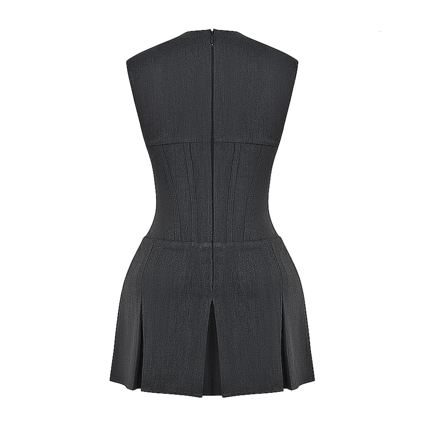 Sylvette – Corset Mini Dress with Pleated Skirt