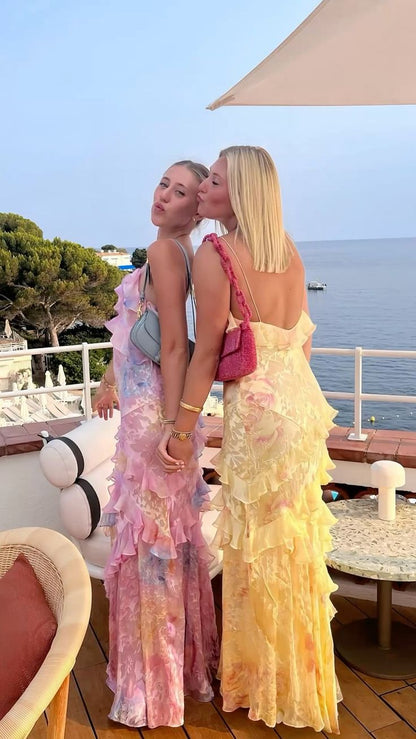 Aureline – Elegant Ruffle Dress with a Playful Touch