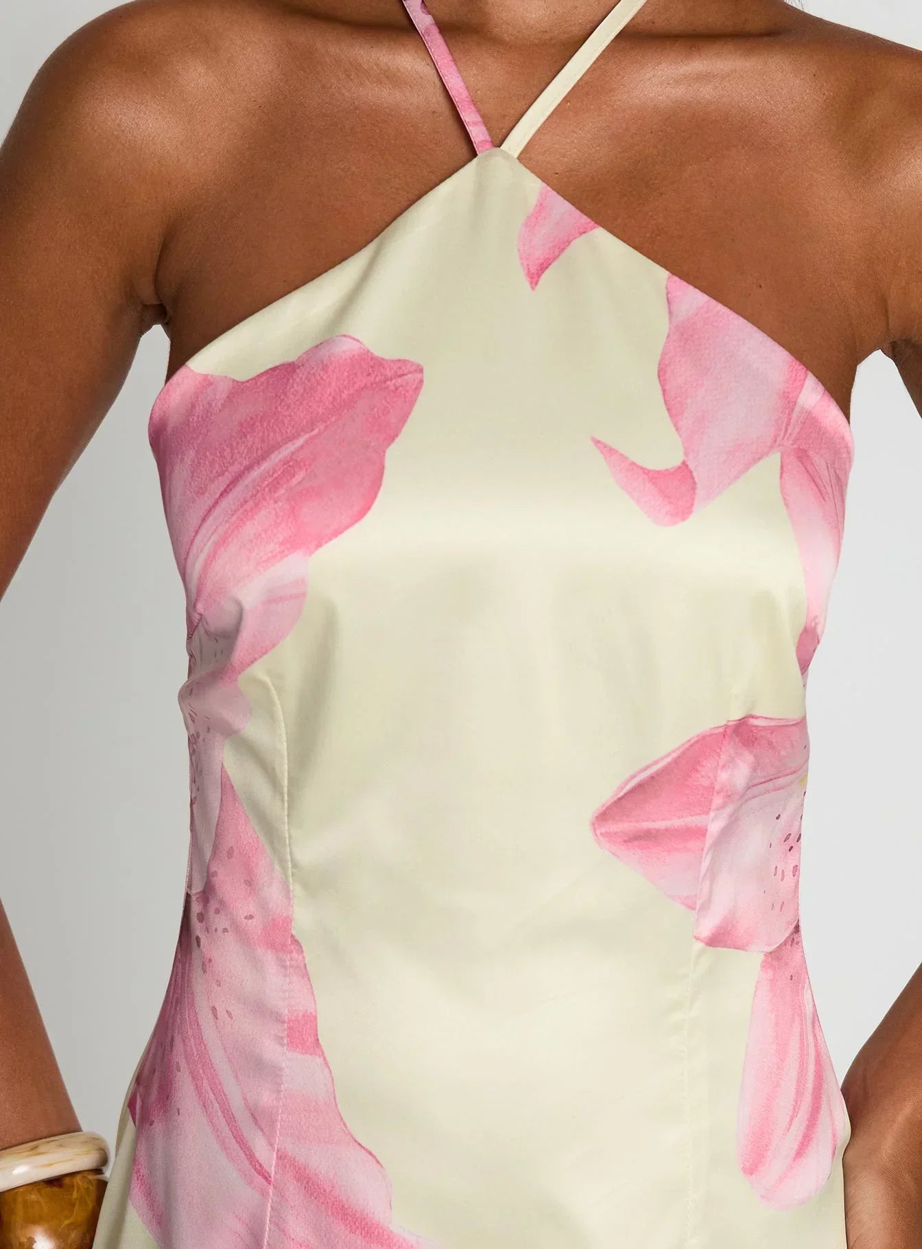 Clara | Halter Mini Dress