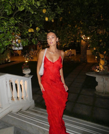 Amorie - Ruffle Dress with Romantic Look