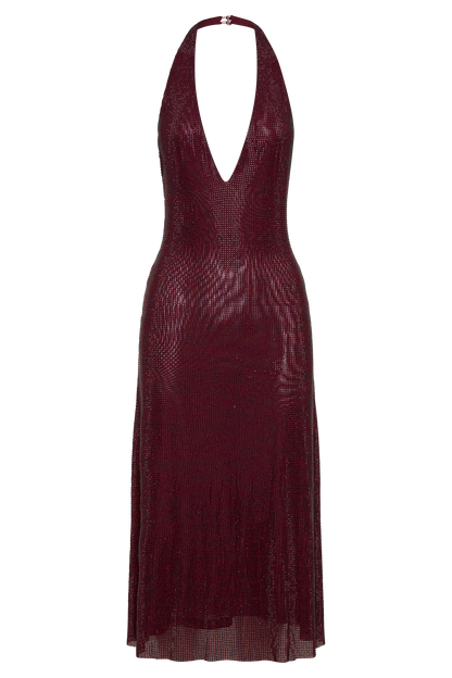 Selina | Sparkle Halter Dress