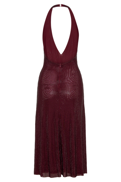 Selina | Sparkle Halter Dress