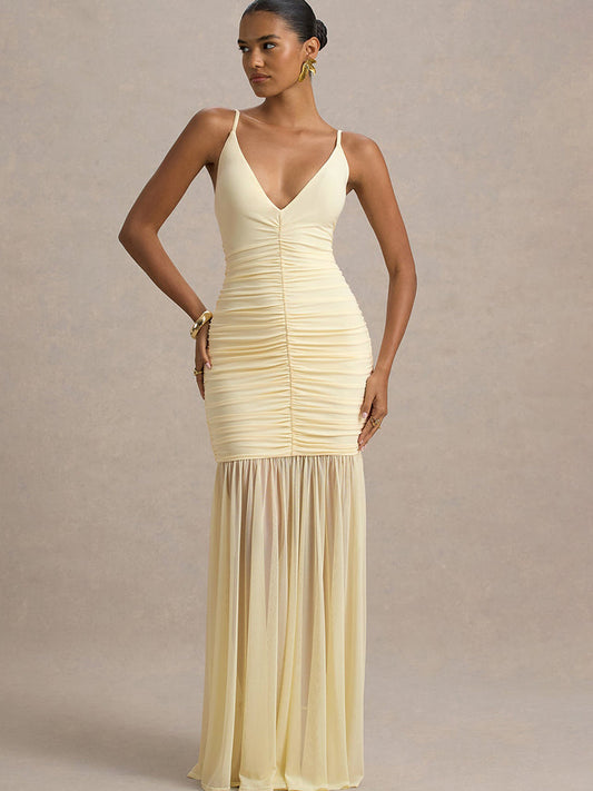 Solara Glow Maxi Dress.