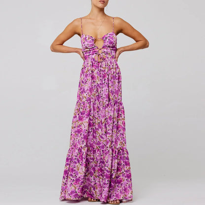 Florisia | Cut-Out Maxi Dress