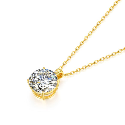 Collier Moissanite Gold Necklace