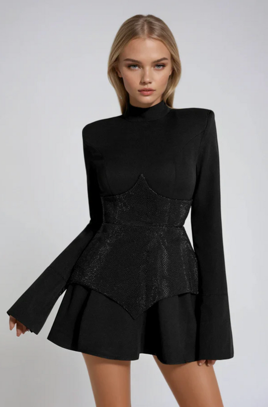 Brooklyn - Glamorous Glitter Corset Dress