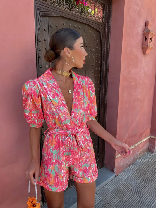 Elena - Trendy Playsuit with Elegant Flair