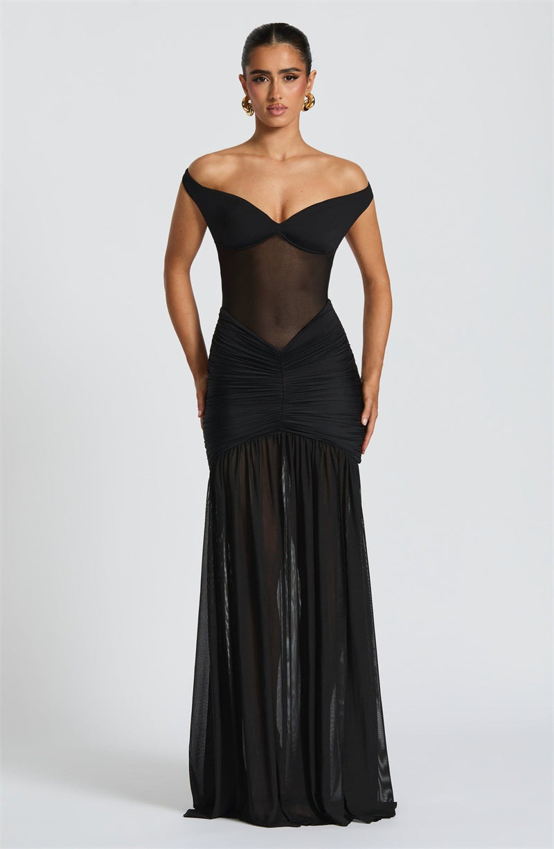 Celeste Fire Maxi Dress