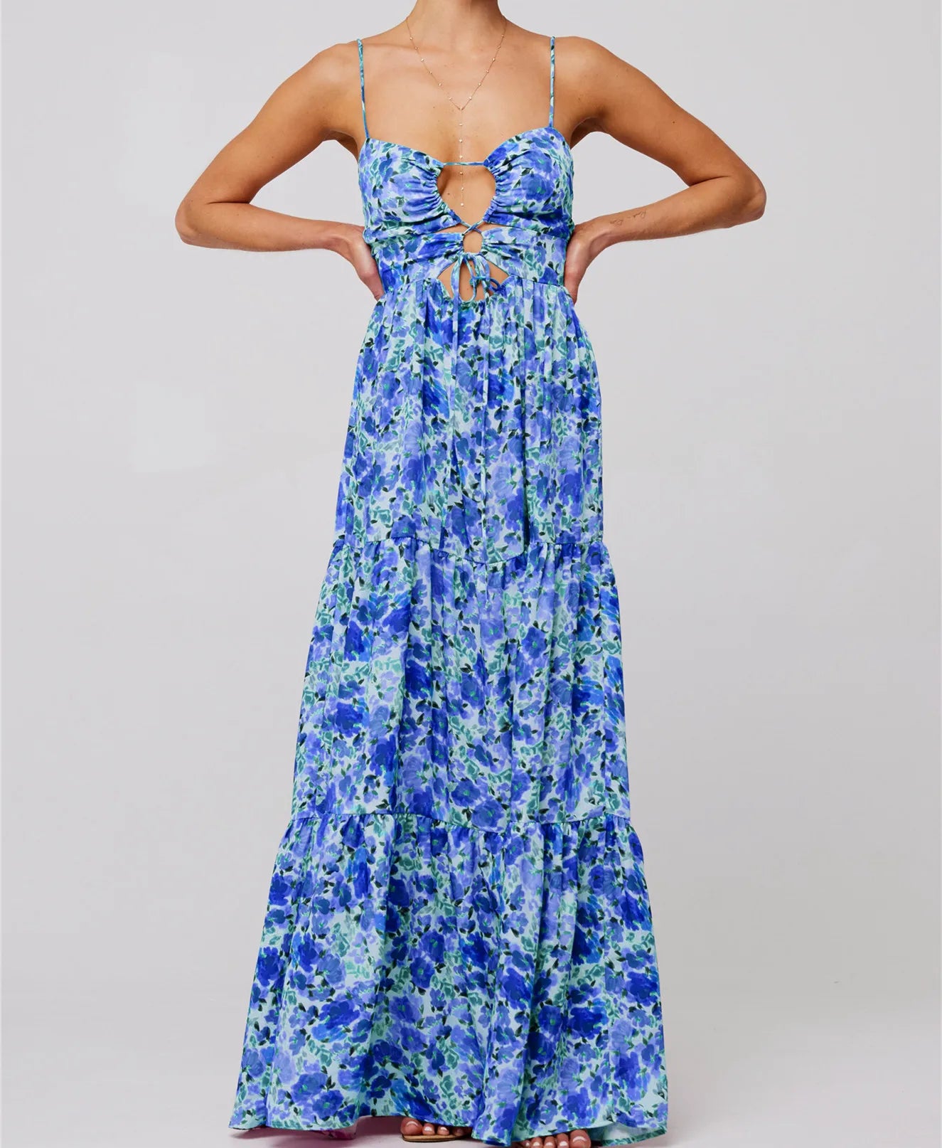 Florisia | Cut-Out Maxi Dress