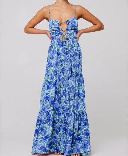 Florisia | Cut-Out Maxi Dress