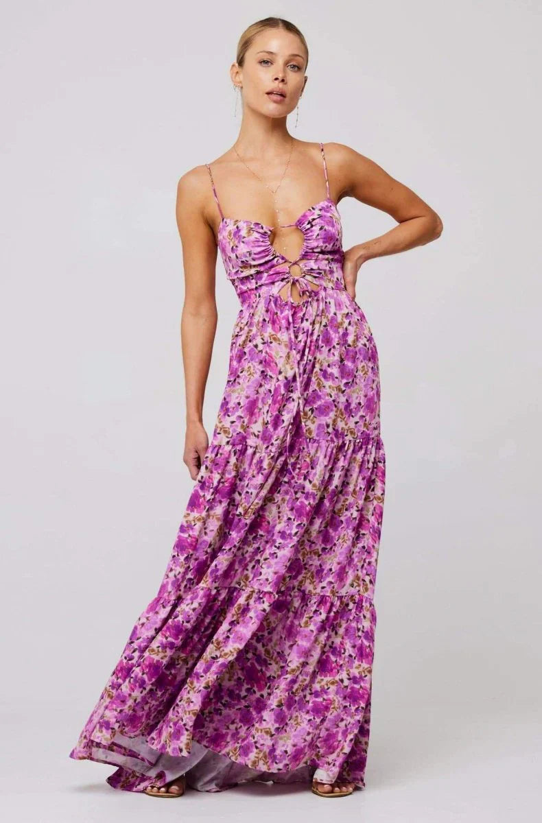 Florisia | Cut-Out Maxi Dress