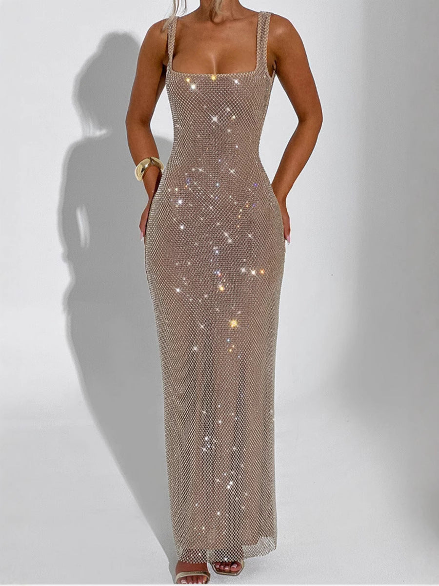 Vivienne – Elegant maxi glitter dress