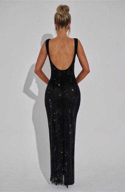 Vivienne – Elegant maxi glitter dress